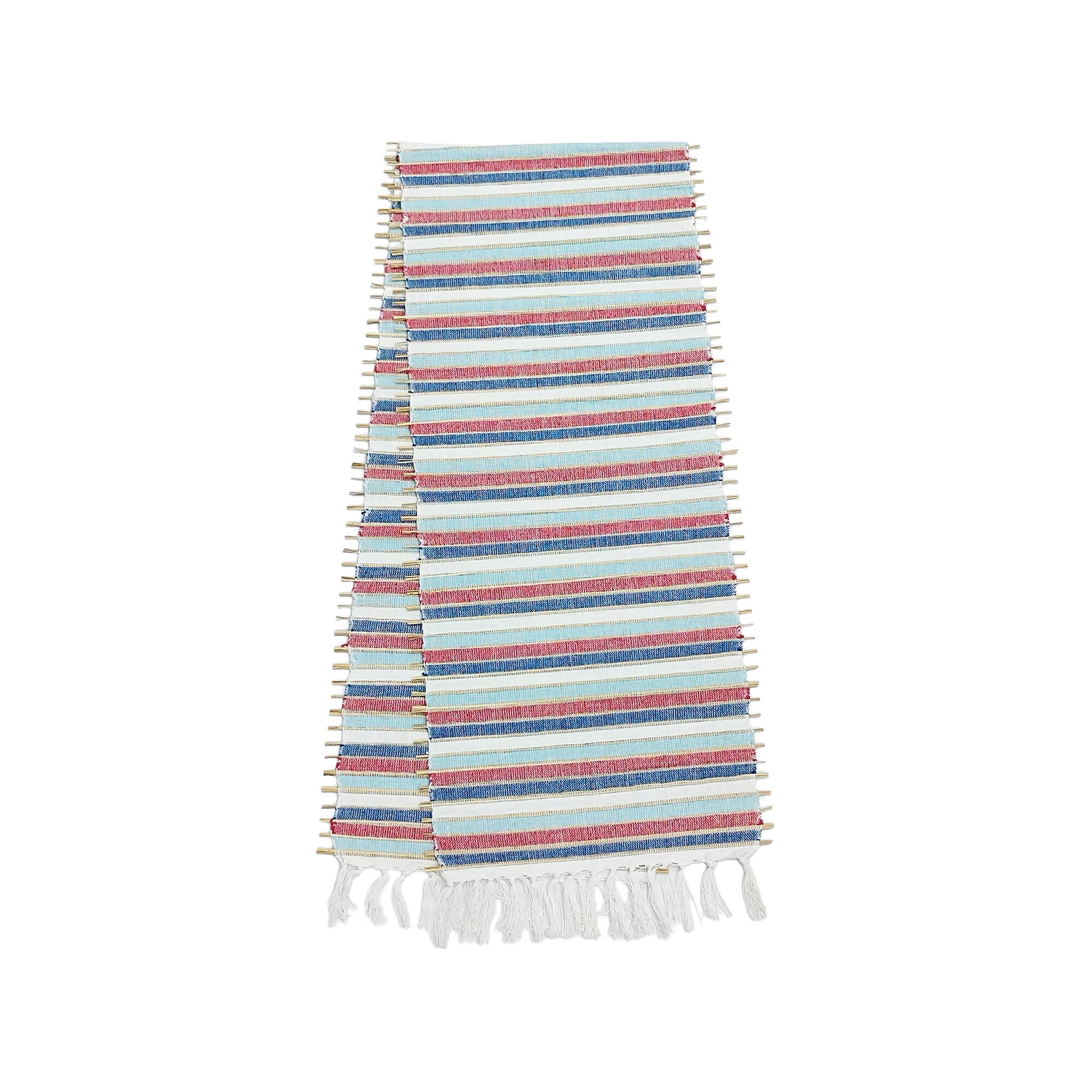 14" x 6ft. Red, White & Blue Stripes Table Runner by Celebrate It™